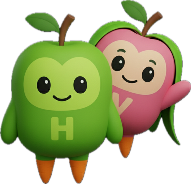 Healthefi Mascots - Your friendly health companions